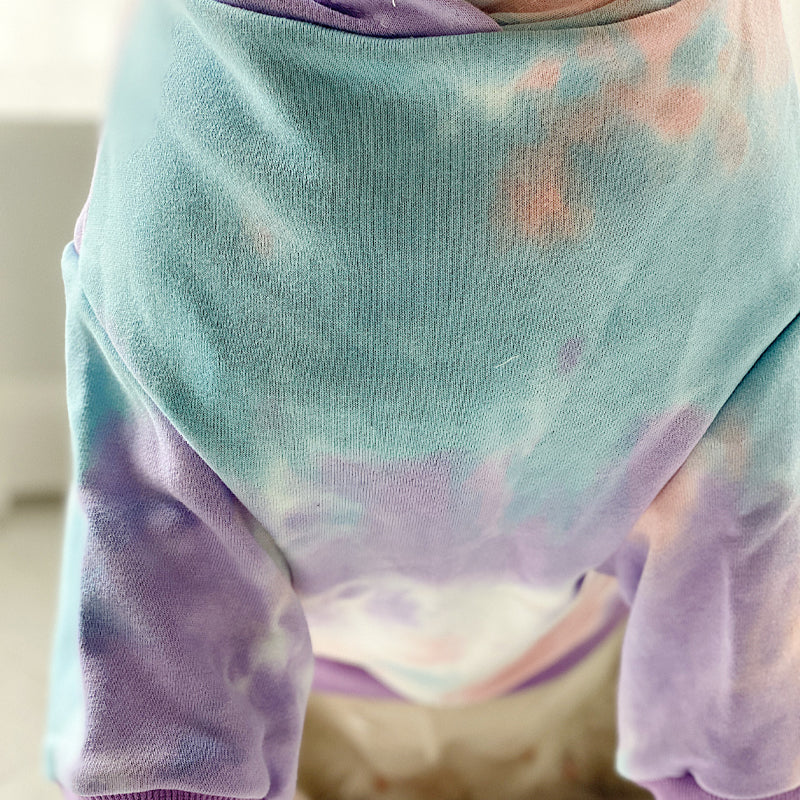 Tie-dye French Terry Hoodie Sweatshirt