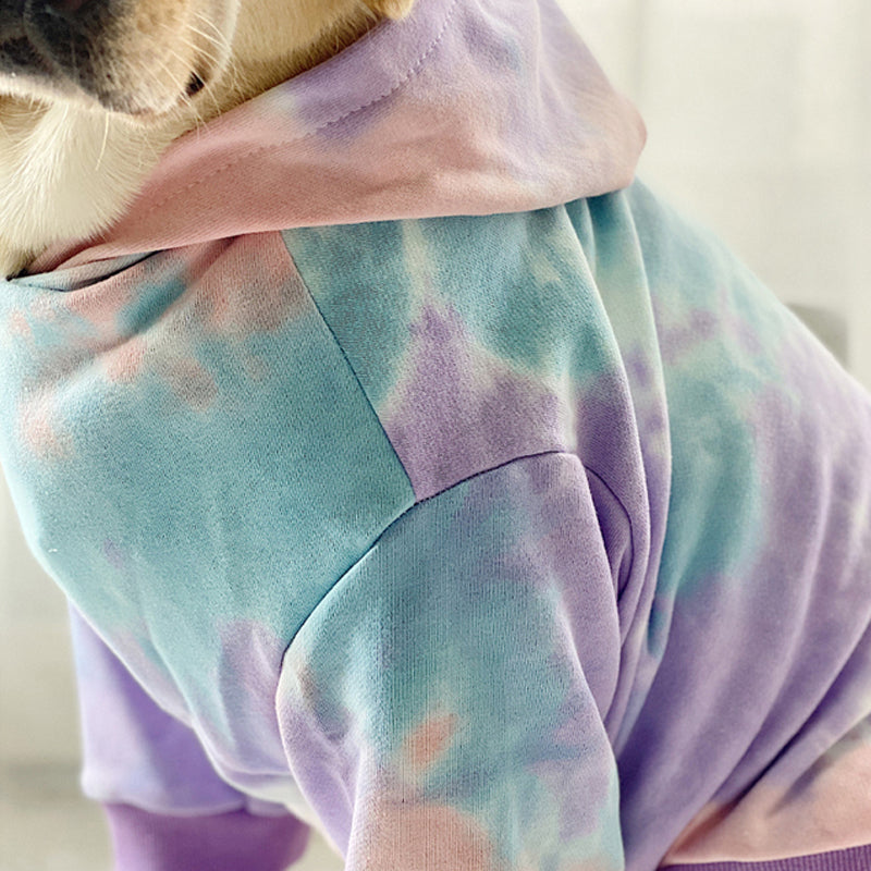 Tie-dye French Terry Hoodie Sweatshirt